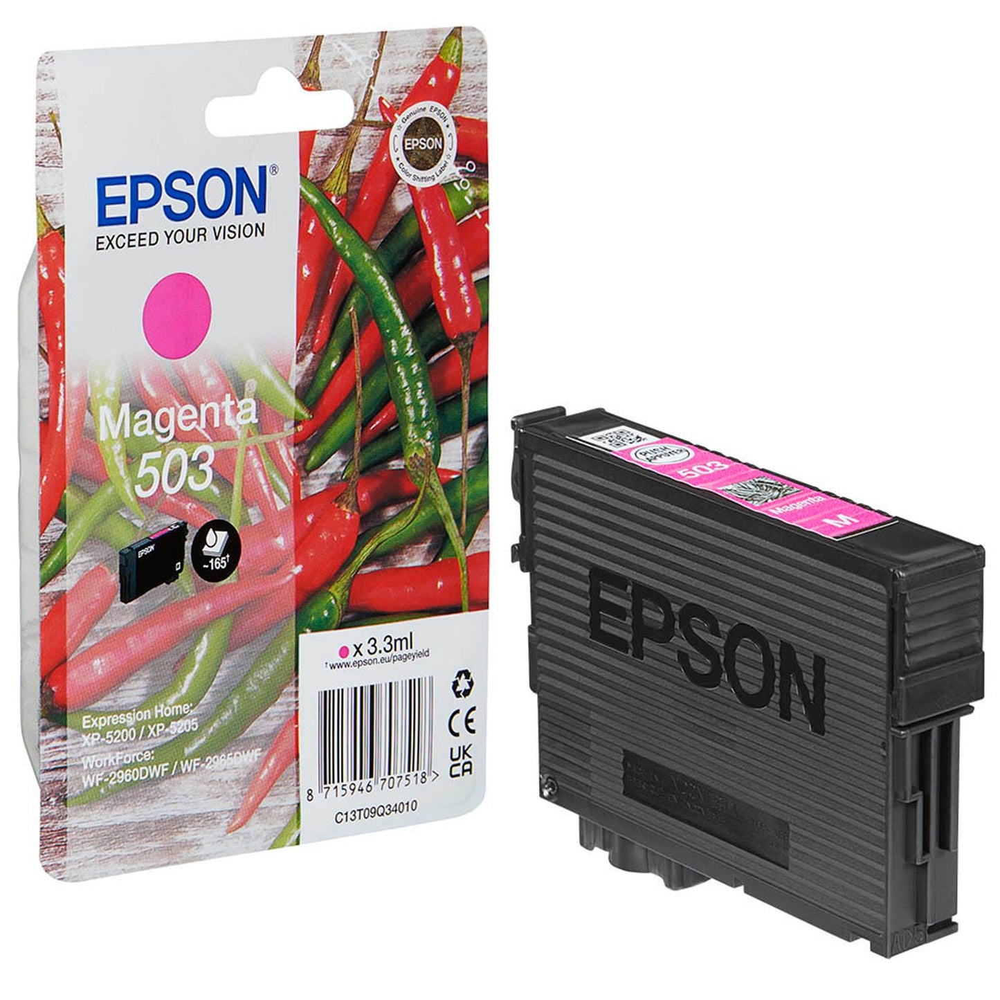 EPSON 503/T09Q34 magenta Druckerpatrone | C13T09Q34010