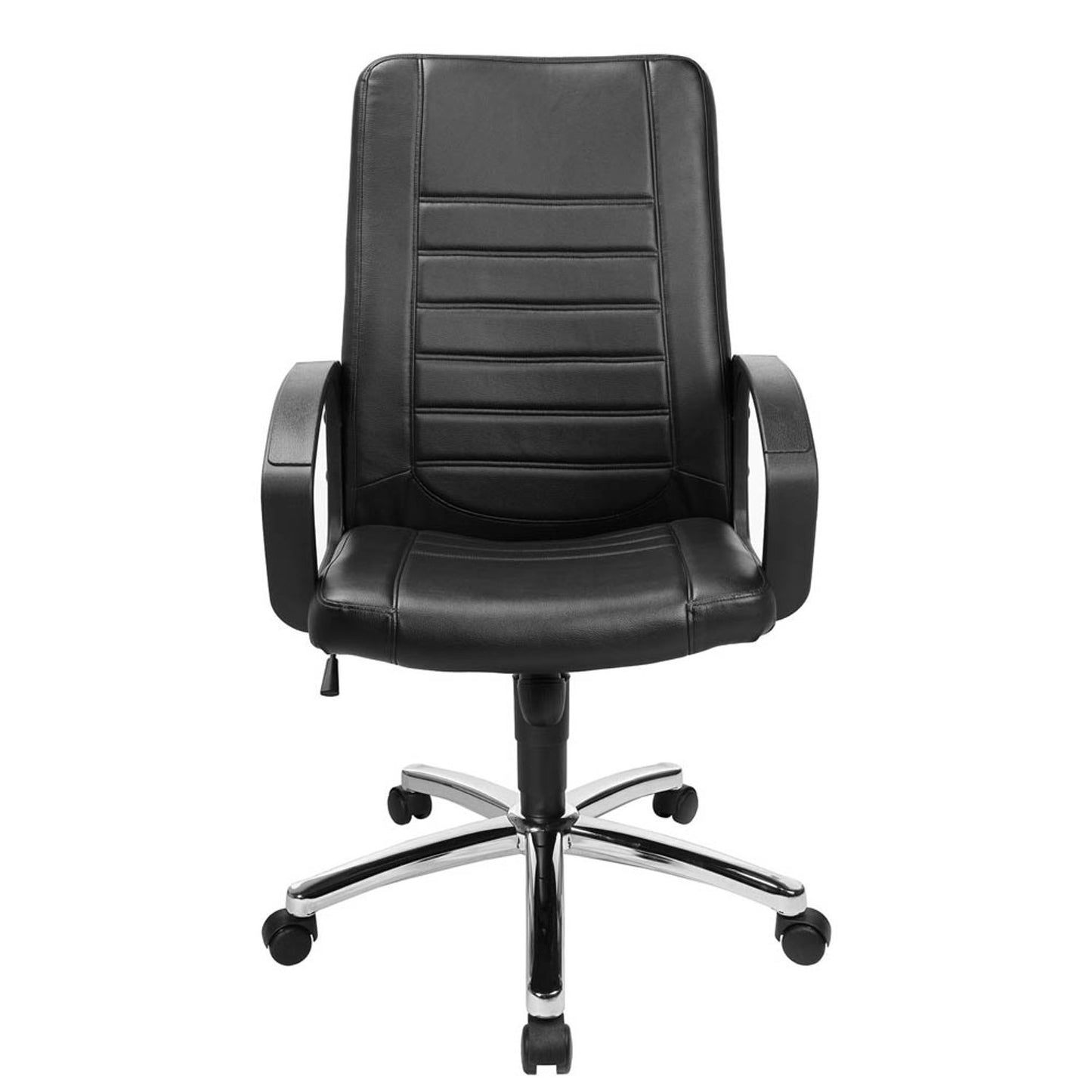 Topstar Chefsessel Premium Point 100, Kunstleder schwarz, Gestell chrom | 7909D60