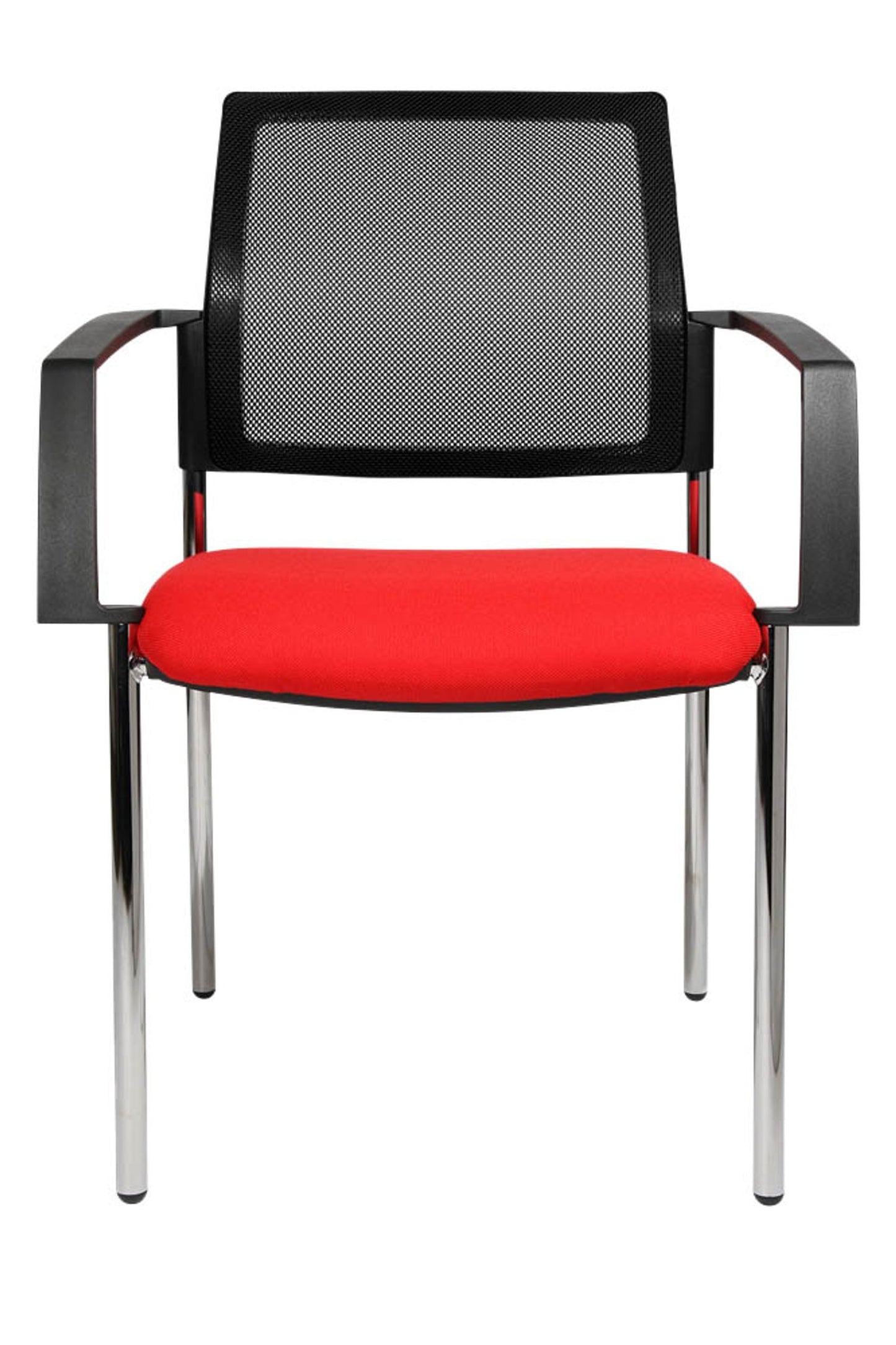 2 Topstar Besucherstühle BtoB 10 BB290A, schwarz Stoff