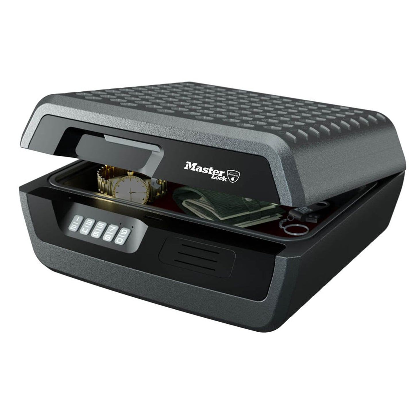 Master Lock® Dokumentenkassette feuerfest CHW30300EURHRO DIN A4 Elektronikschloss | P56069