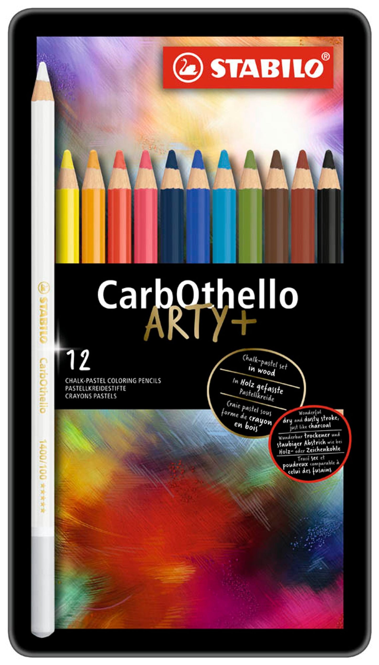 STABILO CarbOthello Kreidestifte farbsortiert