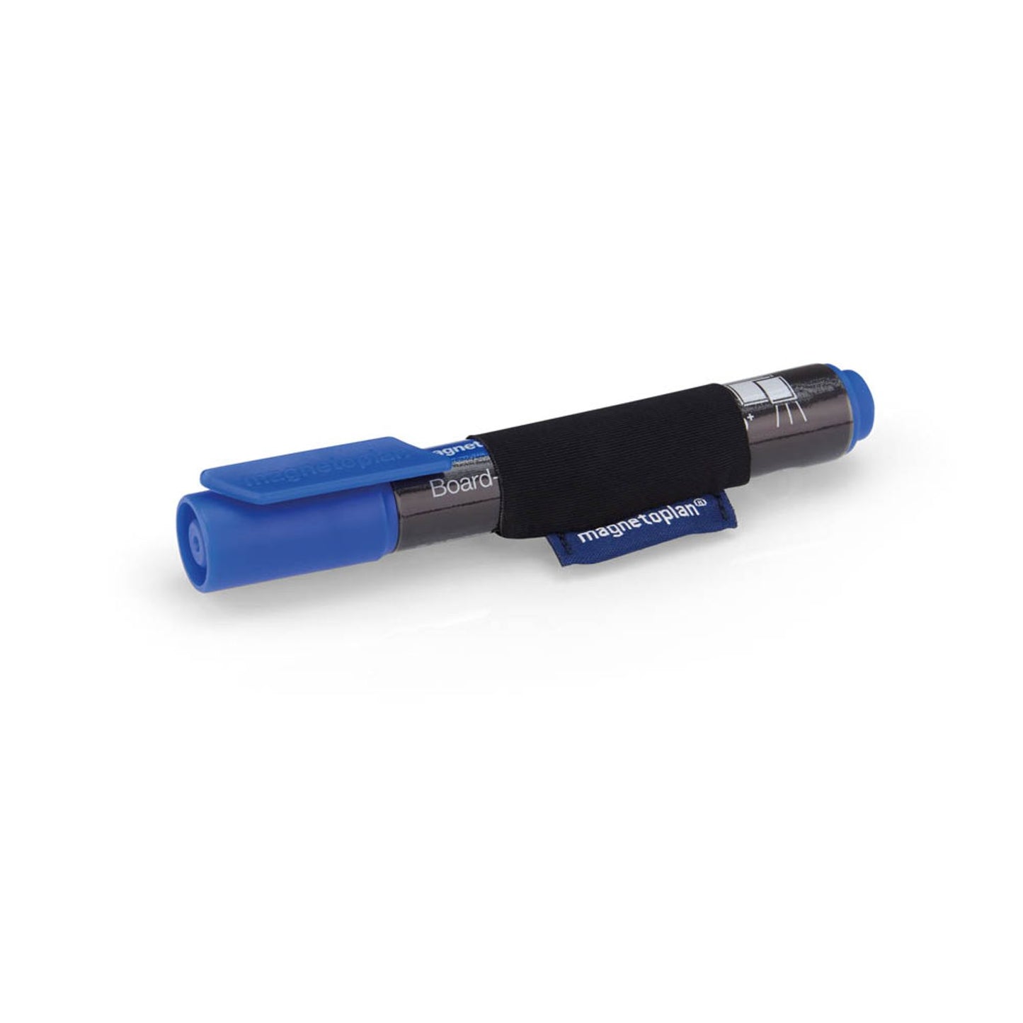 magnetoplan magnetischer Stiftehalter magnetoSleeves schwarz Filz 3,0 x 4,6 x 0,2 cm | 12284 | 1 Pack = 4 St.