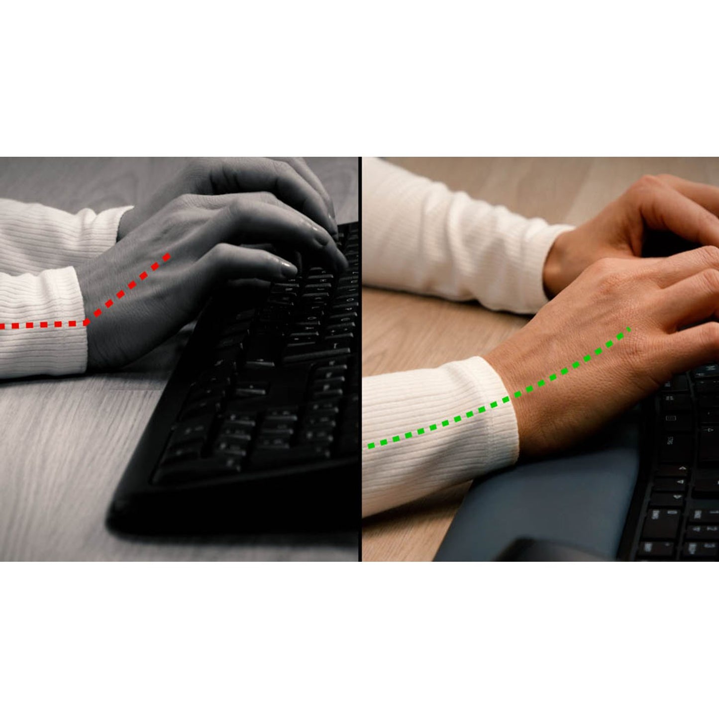 CHERRY KC 4500 ERGO ergonomische Tastatur kabelgebunden weiß-grau | JK-4500DE-0