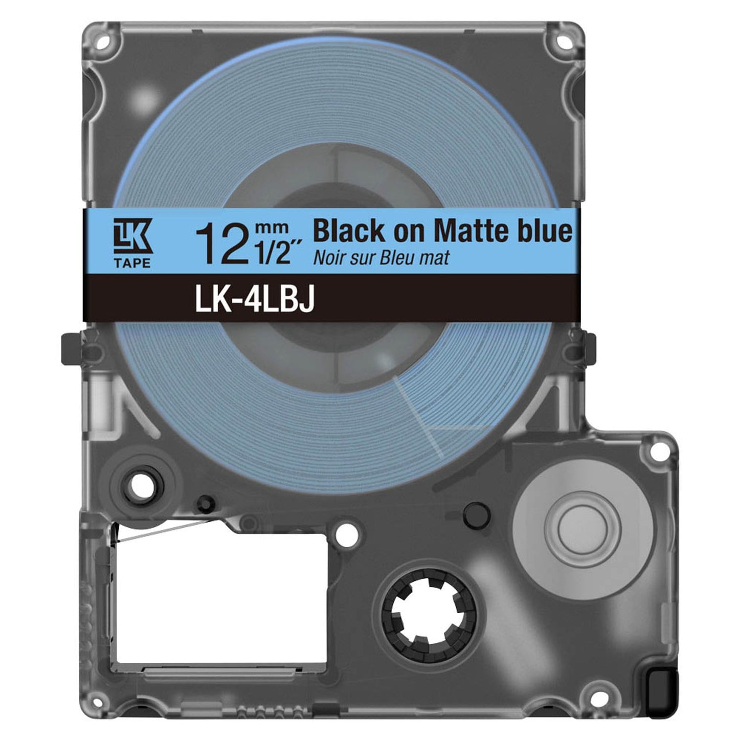EPSON Schriftband LK LK-4LBJ , 12 mm schwarz auf blau | C53S672080