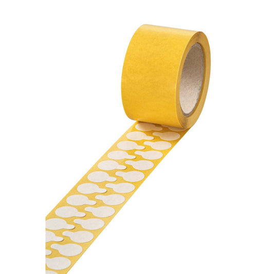 VELOFLEX Folien-Verschlussetiketten transparent 15,0 x 15,0 mm | 2010500 | 1 Rolle = 1.000 St.