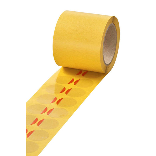 VELOFLEX Folien-Verschlussetiketten transparent 25,0 x 25,0 mm | 2010400 | 1 Rolle = 1.000 St.