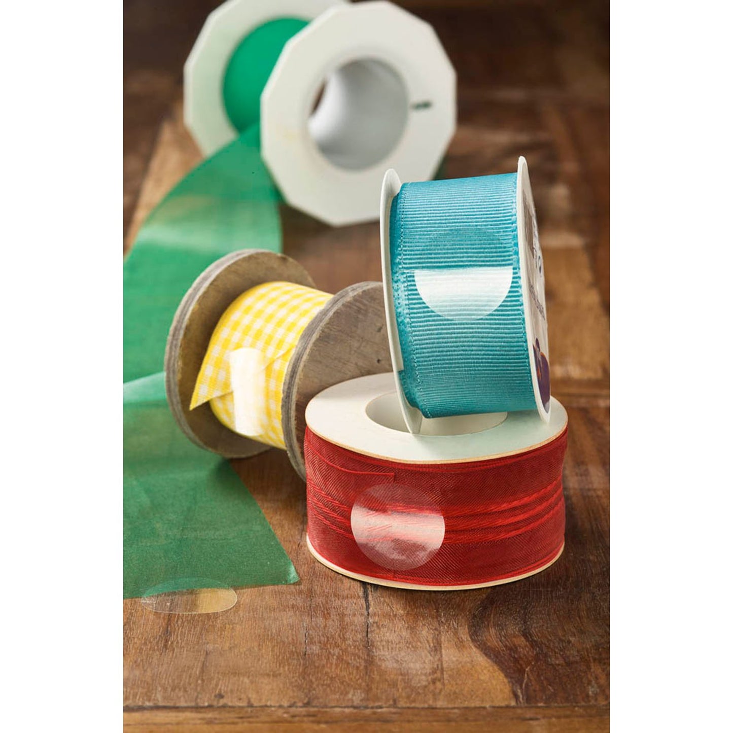 VELOFLEX Folien-Verschlussetiketten transparent 30,0 x 30,0 mm | 2010200 | 1 Rolle = 1.000 St.