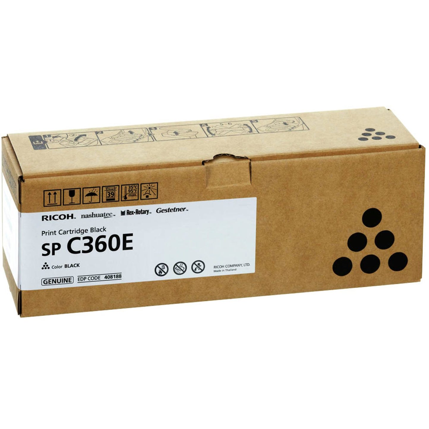 RICOH Type SP C360E schwarz Toner | 408188