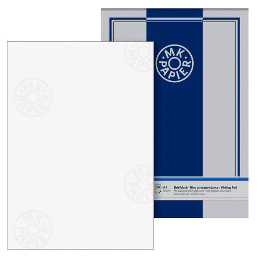 BRUNNEN Briefpapier mit Wasserzeichen MK Papier weiß DIN A4,