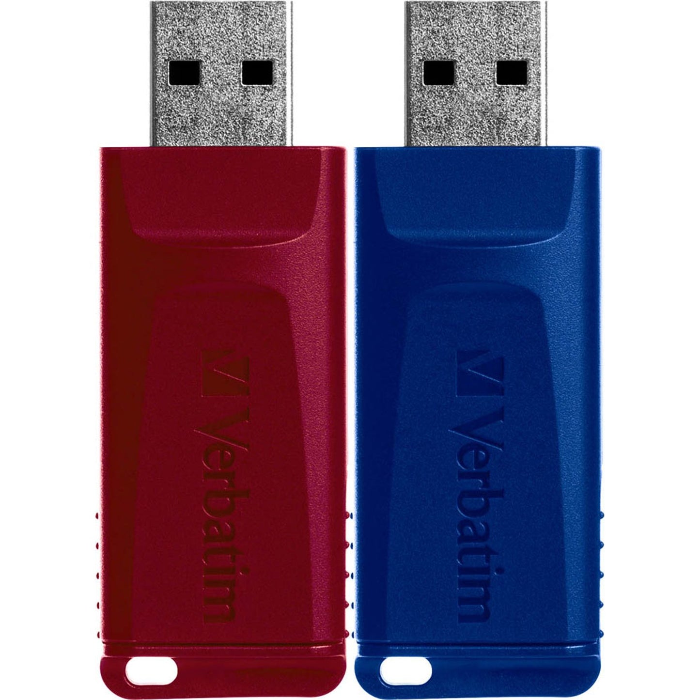 verbatim USB-Sticks Slider rot, blau 32 GB | 49327