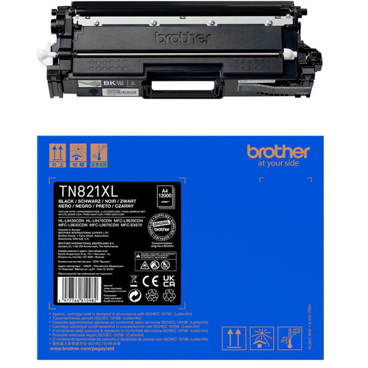 brother TN-821XL BK schwarz Toner | TN821XLBK