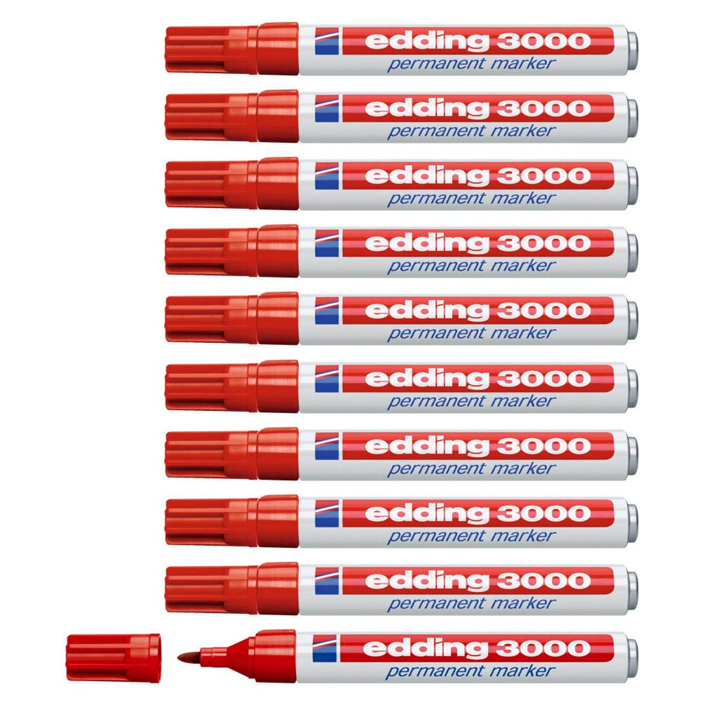 edding 3000 Permanentmarker 1,5 - 3,0 mm, 10 St.