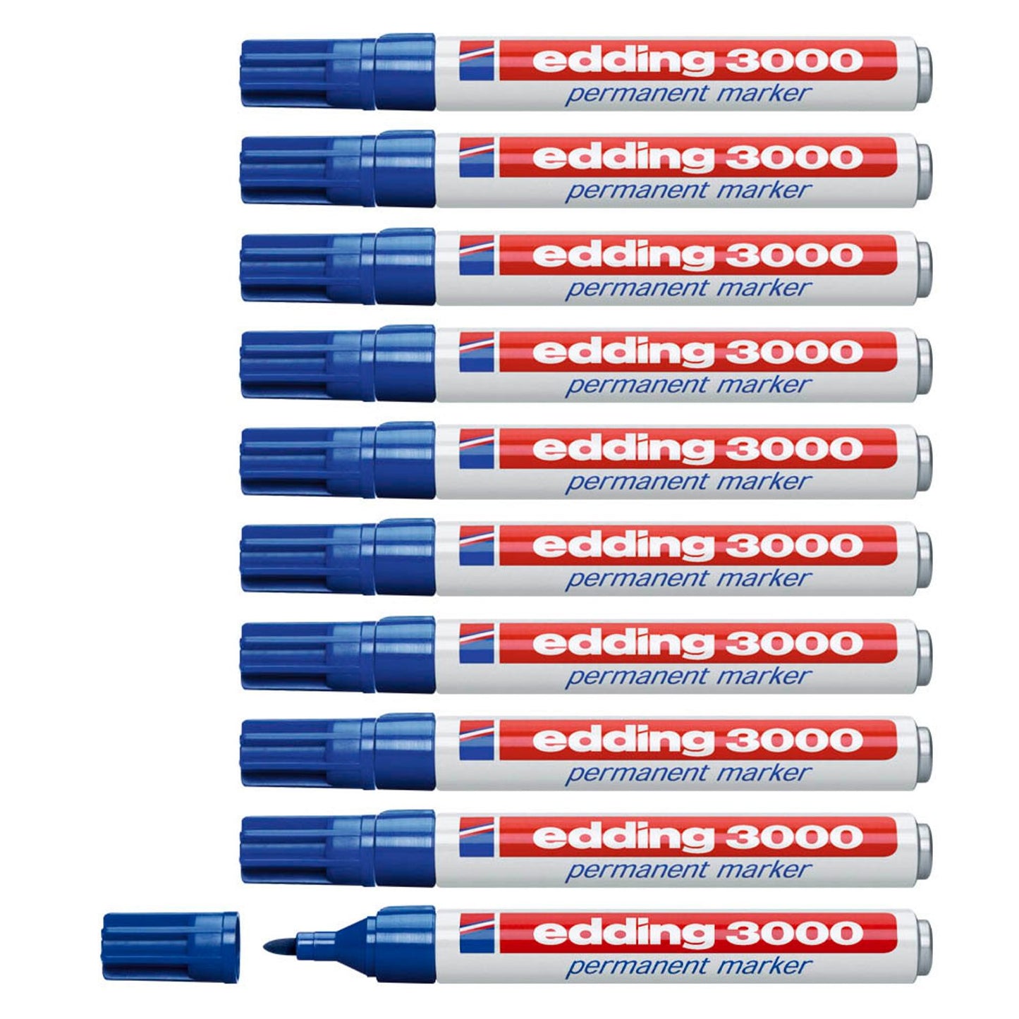 edding 3000 Permanentmarker 1,5 - 3,0 mm, 10 St.