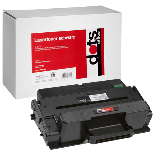 dots schwarz Toner kompatibel zu SAMSUNG MLT-D205L (SU963A) | 3508,3200-DOTS