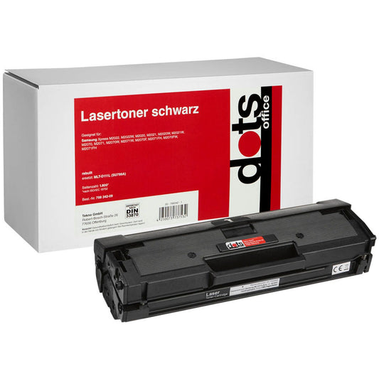 dots schwarz Toner kompatibel zu SAMSUNG MLT-D111L (SU799A) | 3518,3000-DOTS