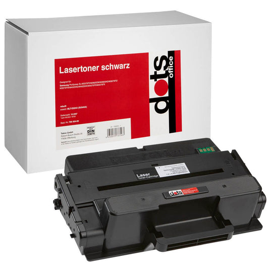 dots schwarz Toner kompatibel zu SAMSUNG MLT-D204U (SU945A) | 3516,3700-DOTS