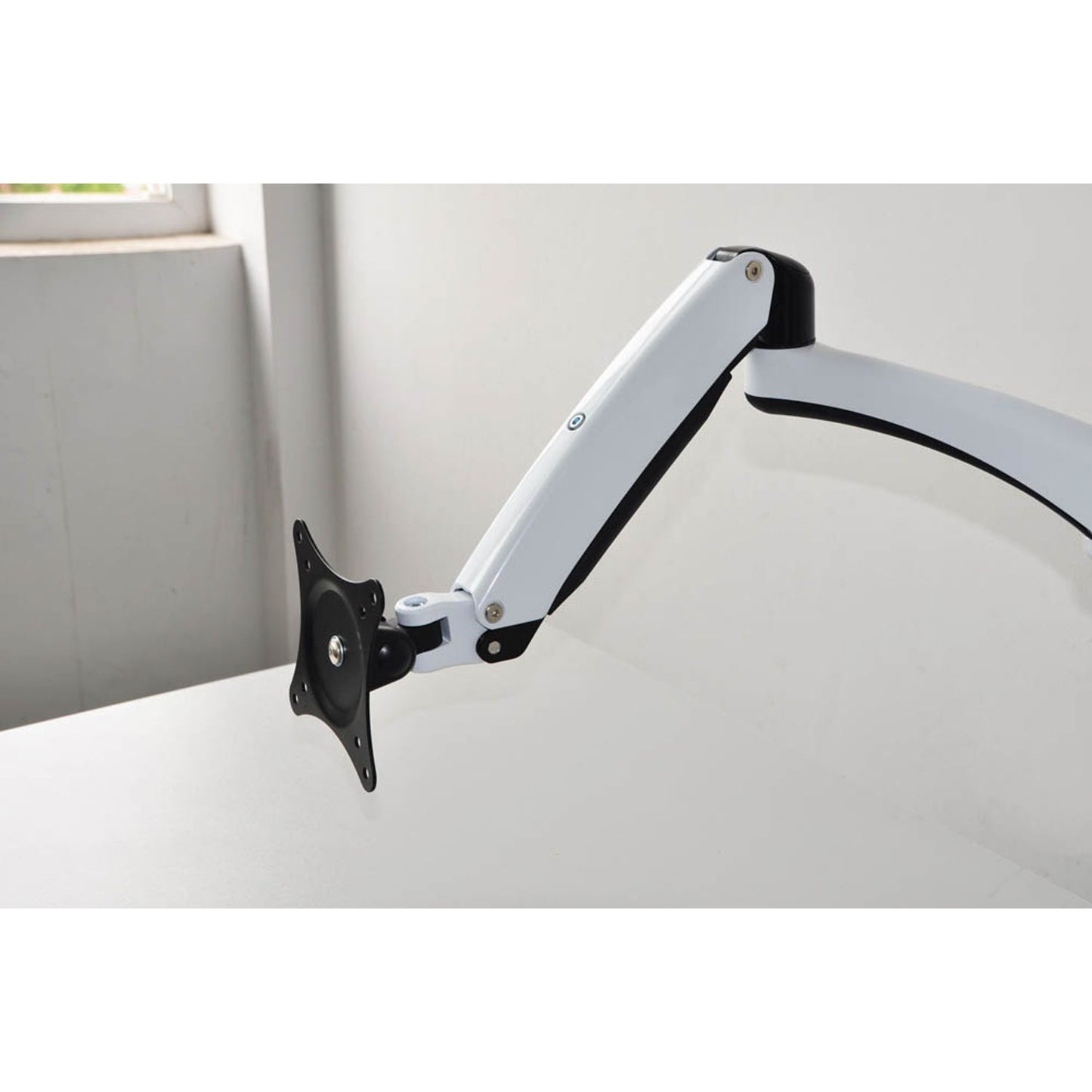 JENIMAGE Monitor-Halterung FD230TK weiß, schwarz für 2 Monitore, Tischklemme | JI-FD230TK