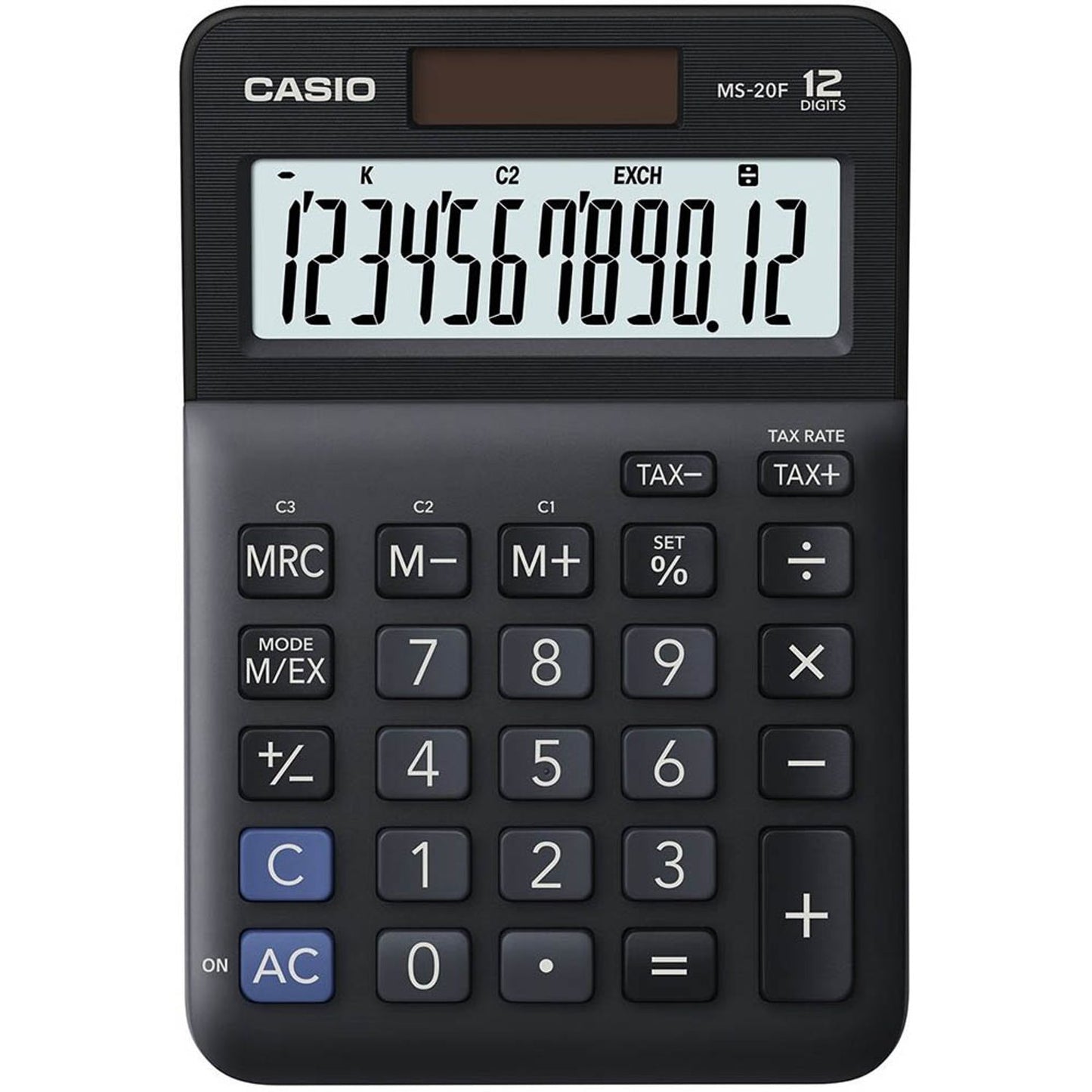CASIO Tischrechner schwarz | MS-20F