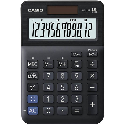 CASIO Tischrechner schwarz | MS-20F