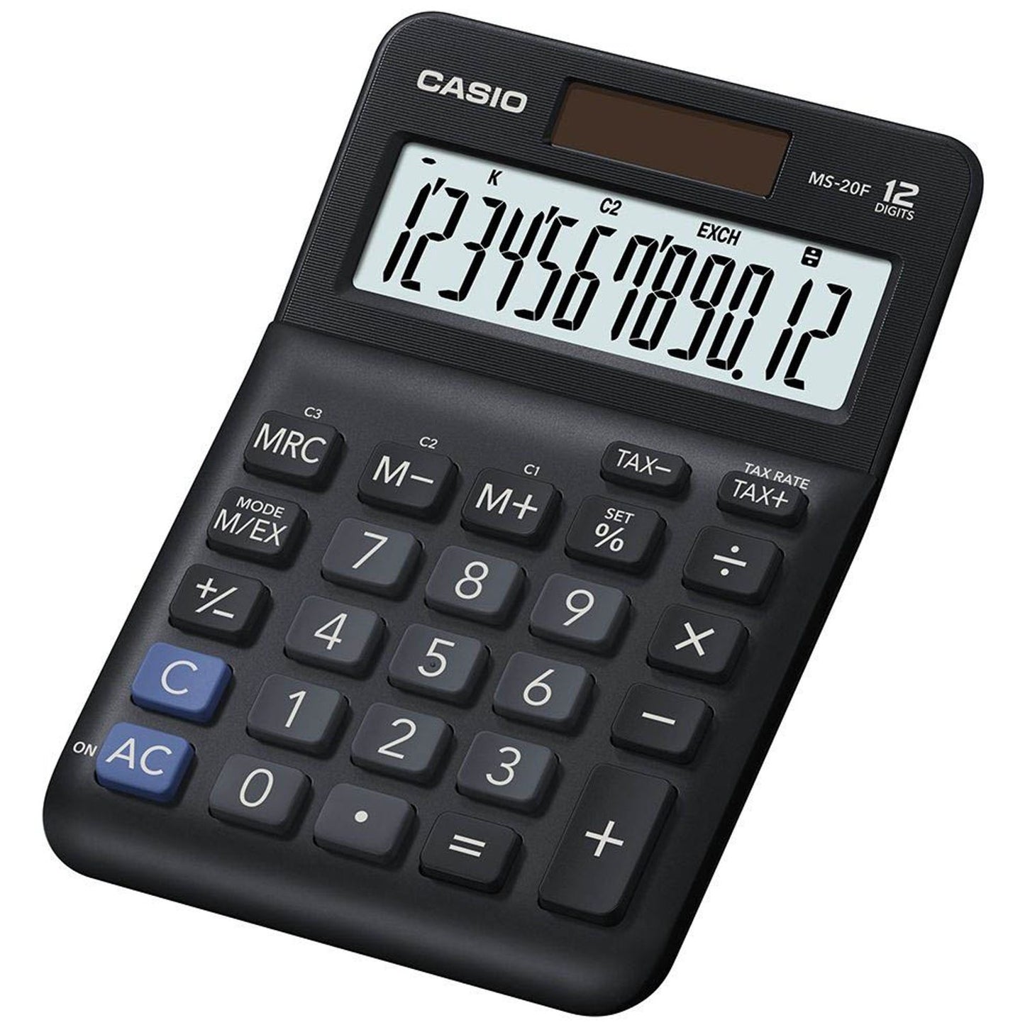 CASIO Tischrechner schwarz | MS-20F