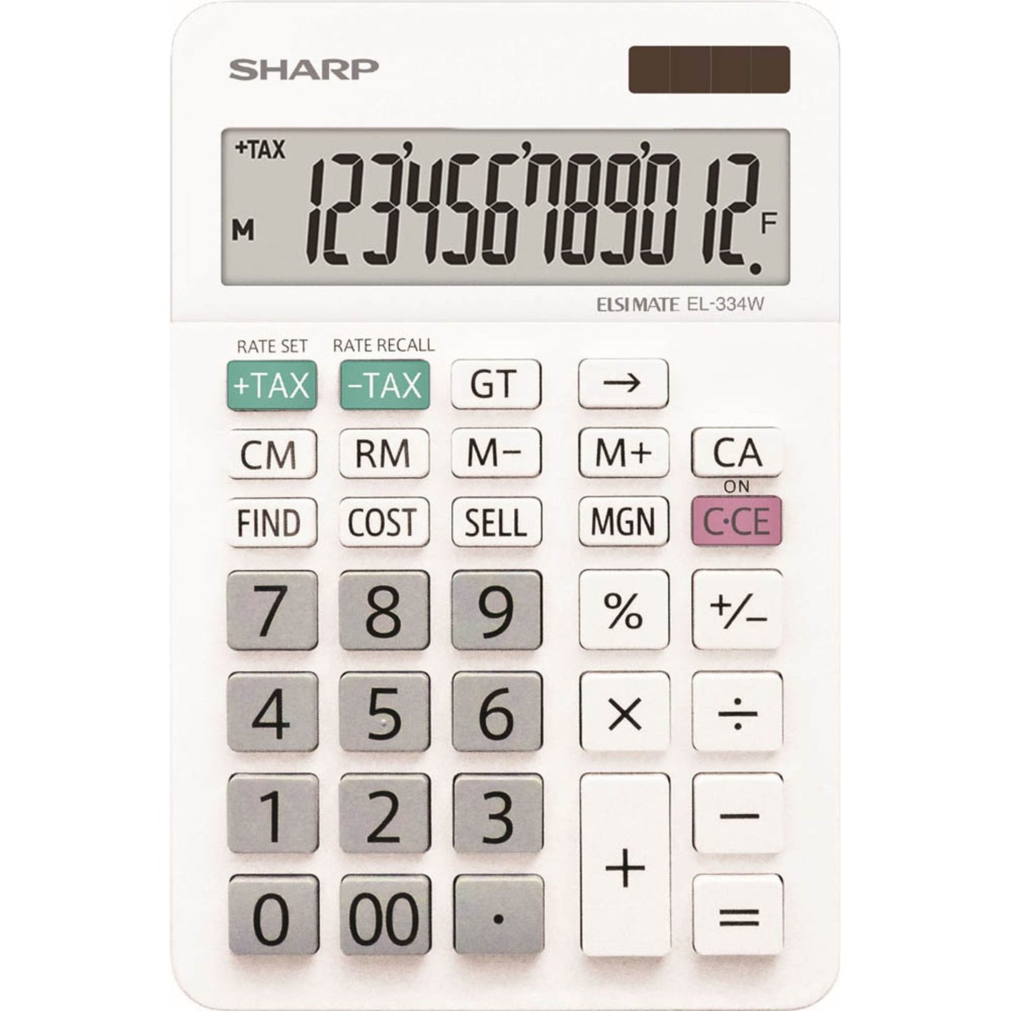 SHARP EL-334W Tischrechner weiß | SH-EL334W