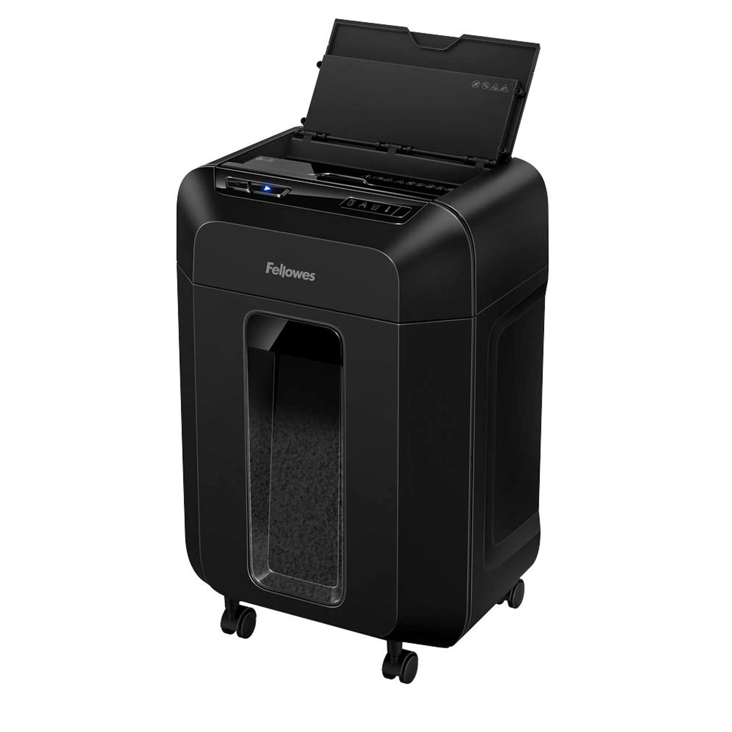 Fellowes AutoMax 90M Aktenvernichter mit Partikelschnitt P-4, 4 x 12 mm, bis , schwarz | 4633601