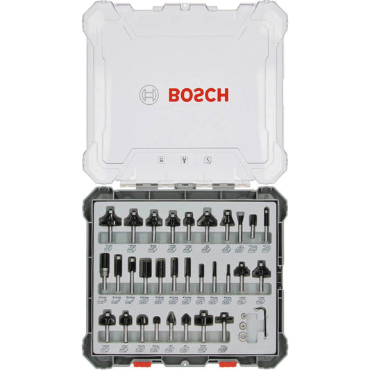 BOSCH Mixed Set Fräser-Set 30-teilig | 2607017474
