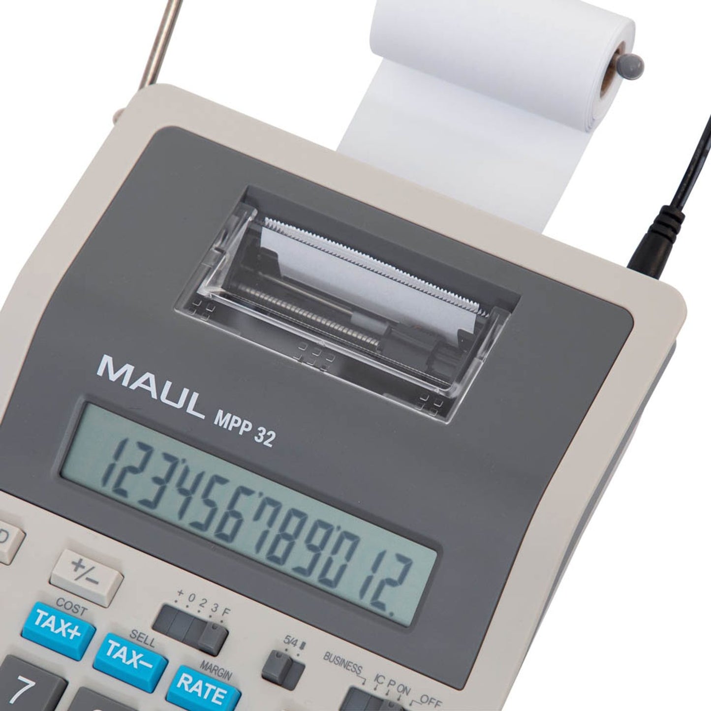 MAUL MPP 32 Tischrechner druckend weiß/grau | 7272084