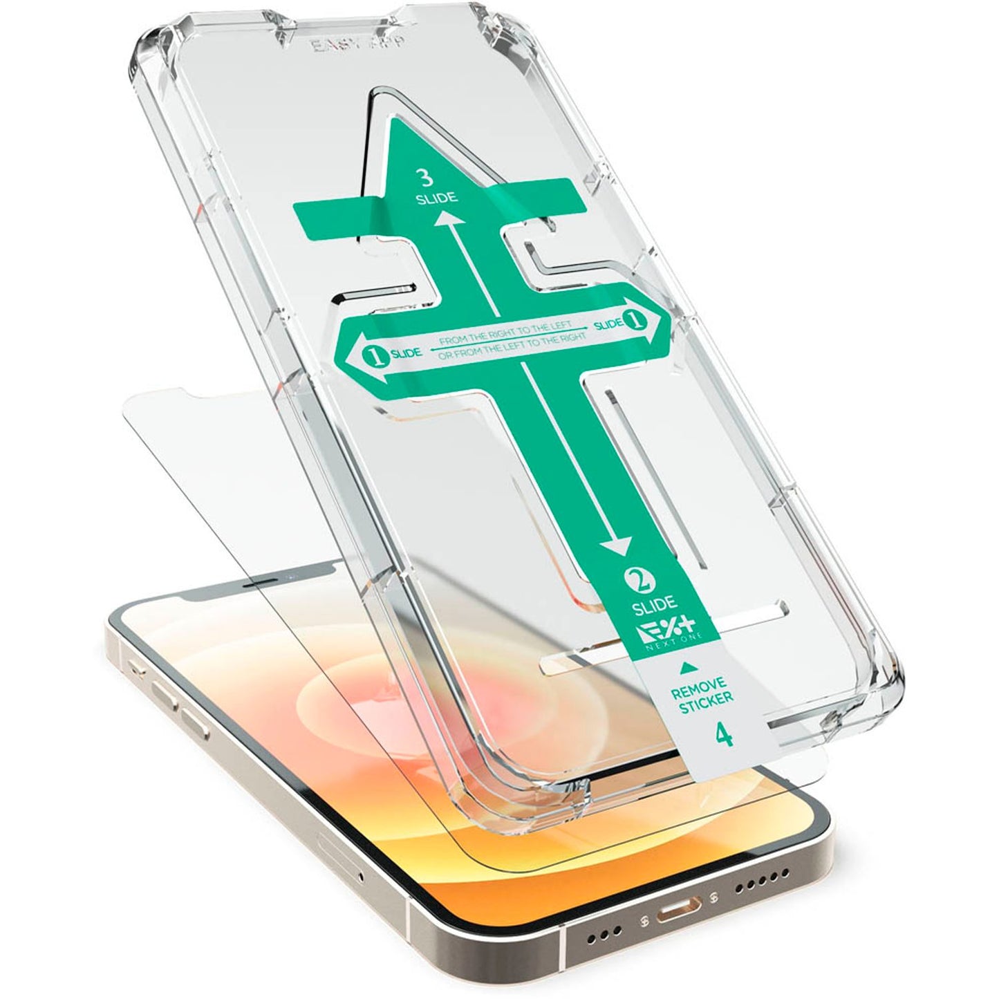 NEXT ONE Display-Schutzglas für Apple iPhone 12, iPhone 12 Pro | IPH-6.1-TMP