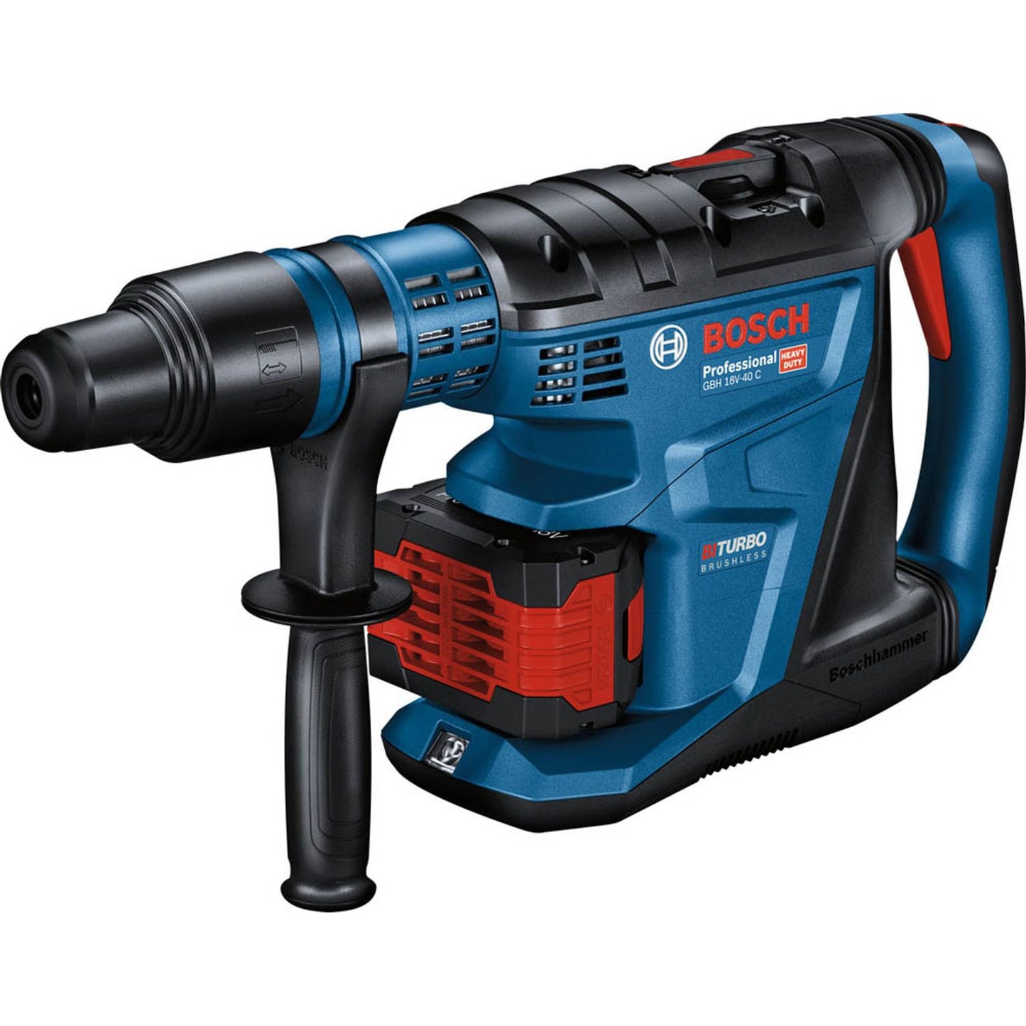 BOSCH Professional GBH 18V-40 C Akku-Bohrhammer-Set 18,0 V, mit 2 Akkus | 611917103