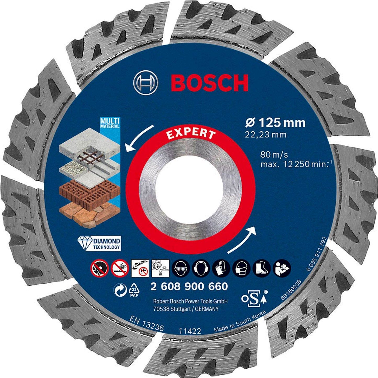 BOSCH Diamant-Trennscheibe EXPERT Best for Universal | 2608900660