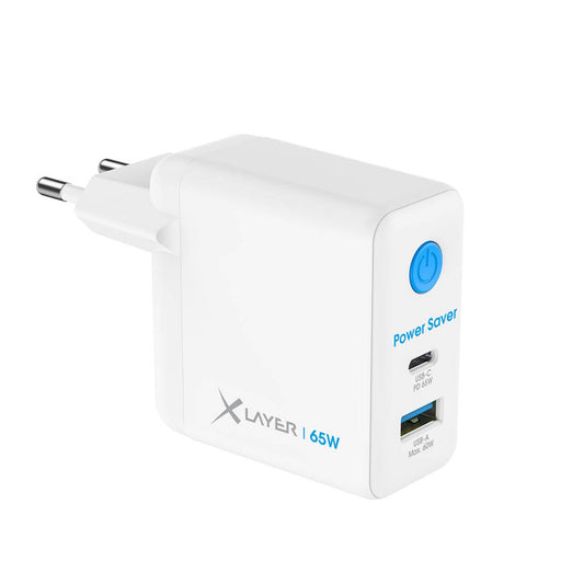 XLAYER Power Saver 65W Ladeadapter weiß, 65 Watt | 219703