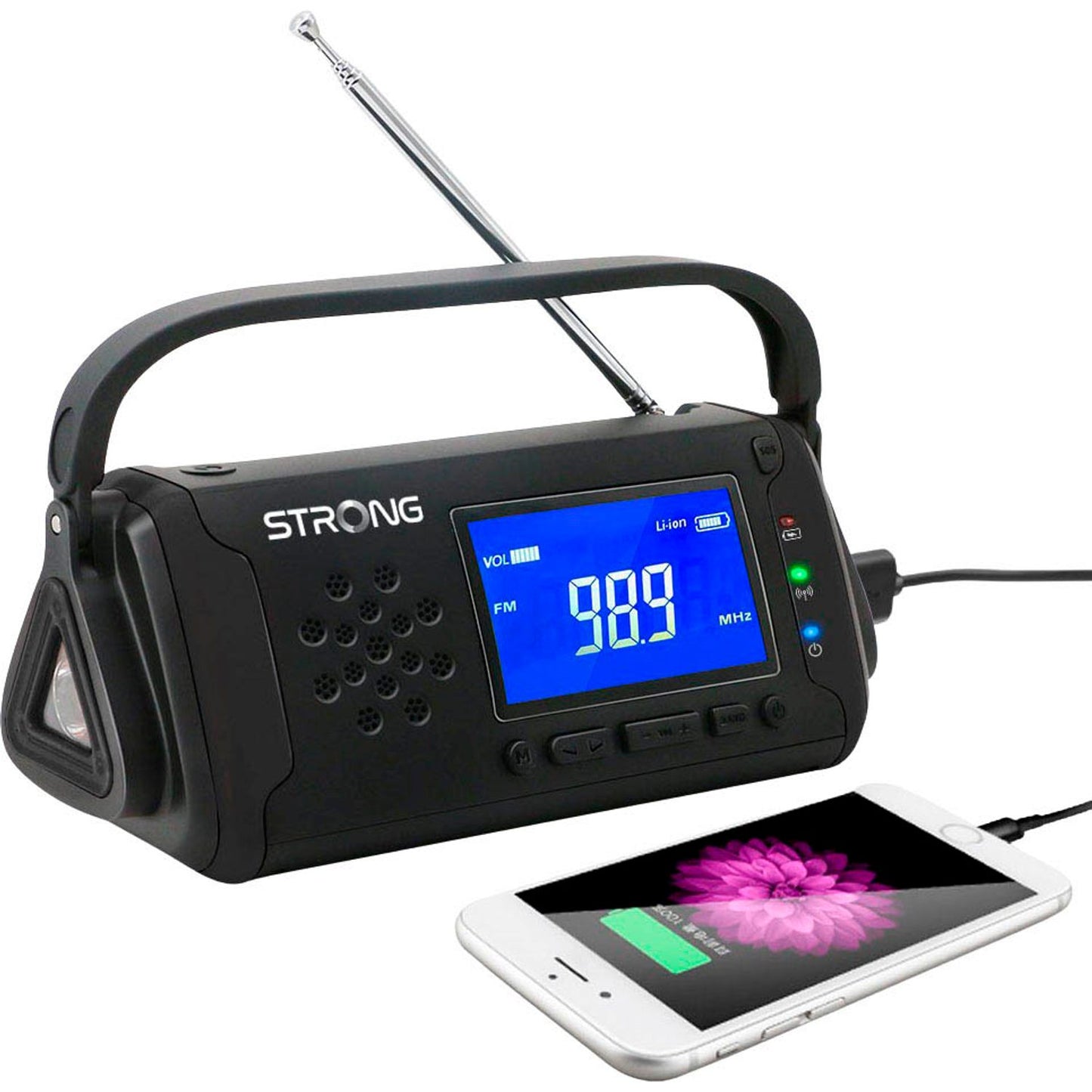 STRONG Kurbelradio schwarz | EPR1500