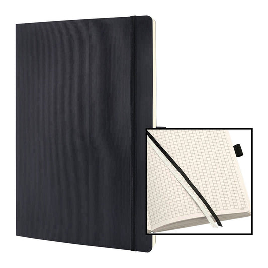 SIGEL Notizbuch Conceptum® ca. DIN A4, schwarz Hardcover 194 Seiten