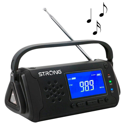 STRONG Kurbelradio schwarz | EPR1500
