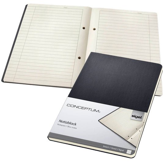 SIGEL Briefblock Conceptum® gelocht DIN A5 liniert | CO803