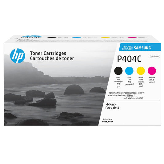 HP CLT-P404C () schwarz, cyan, magenta, gelb Toner, 4er-Set | SU365A | 1 Pack = 4 St.
