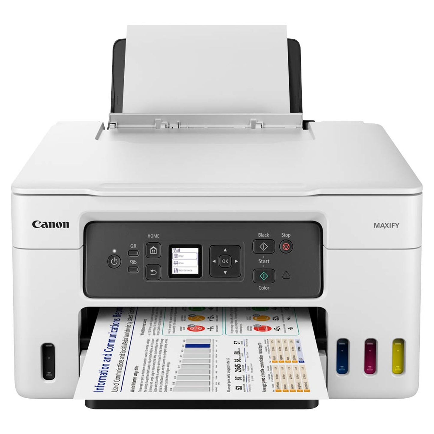Canon MAXIFY GX3050 3 in 1 Tintenstrahl-Multifunktionsdrucker grau | 5777C006