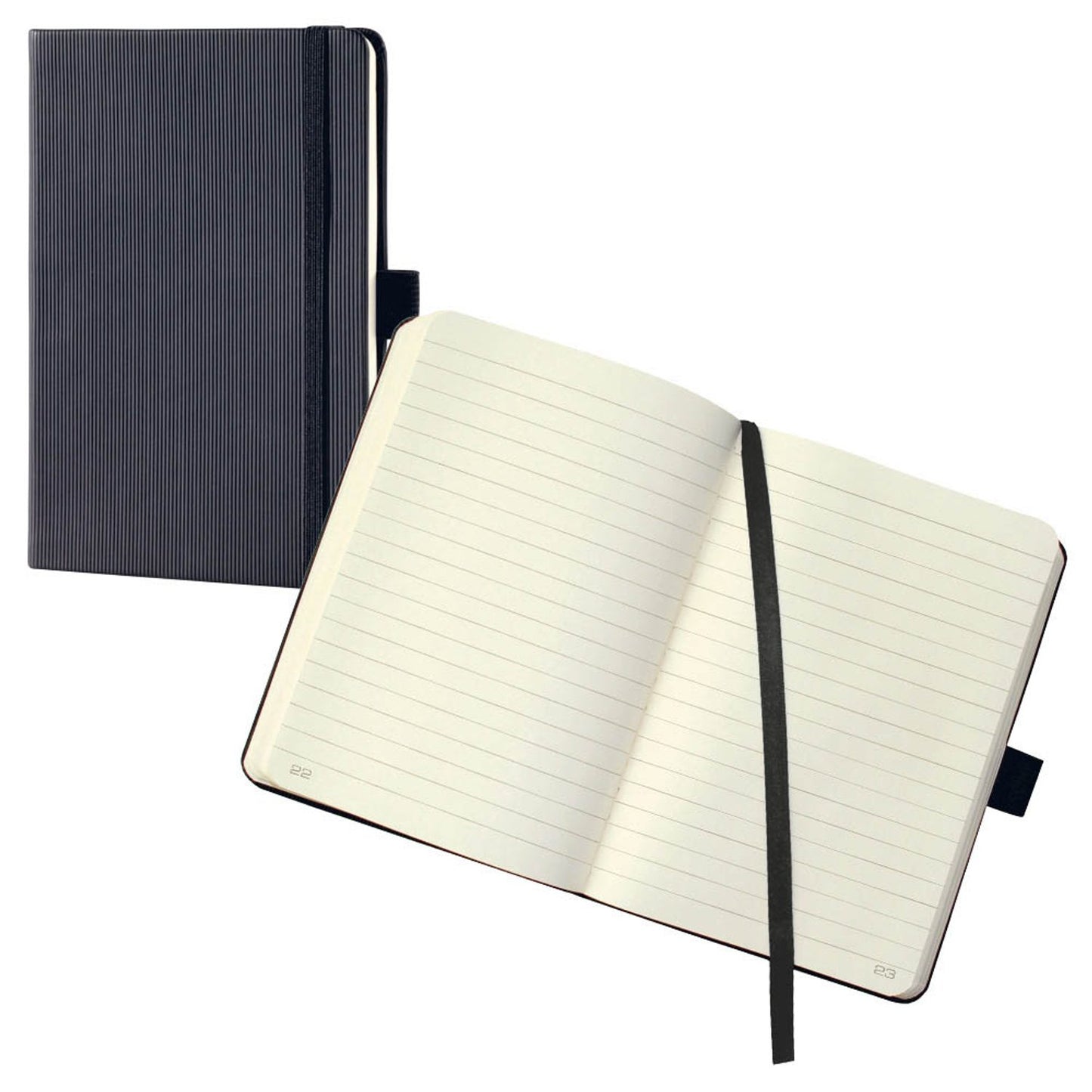 SIGEL Notizbuch Conceptum® ca. DIN A5, schwarz Softcover 194 Seiten