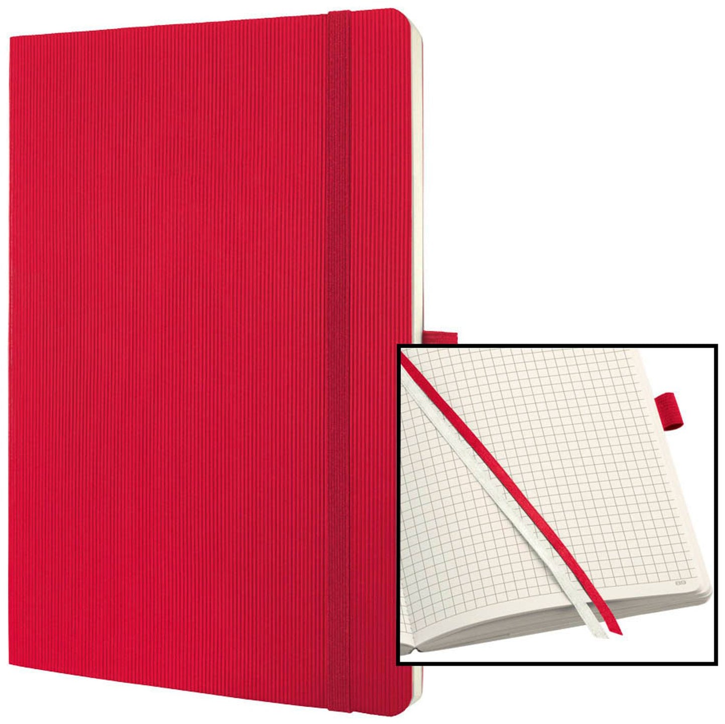 SIGEL Notizbuch CONCEPTUM® ca. DIN A5 kariert, Softcover 194 Seiten
