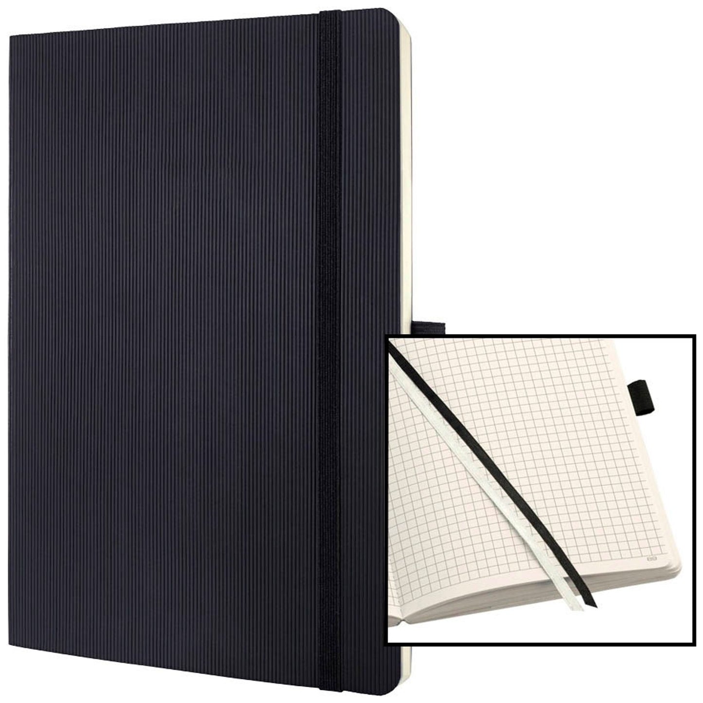 SIGEL Notizbuch CONCEPTUM® ca. DIN A5 kariert, Softcover 194 Seiten