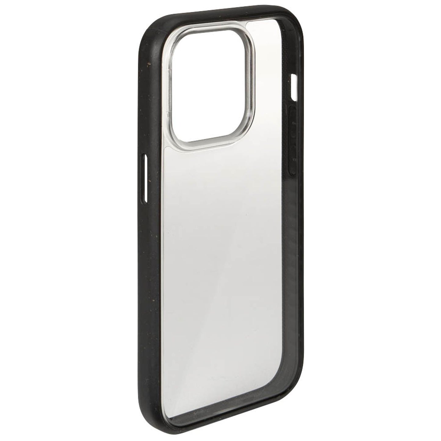 WOODCESSORIES Clear Case Handy-Cover für Apple iPhone 13, iPhone 14 transparent, schwarz | ECO628