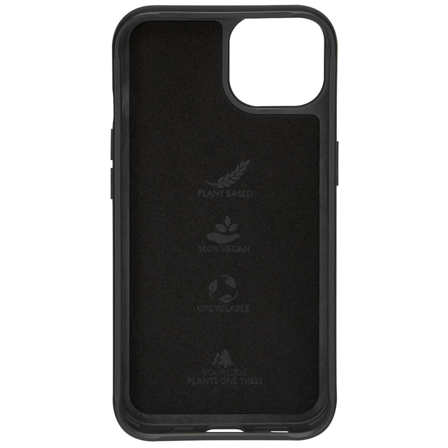 WOODCESSORIES Bio Case Classic Handy-Cover für Apple iPhone 13, iPhone 14 schwarz | ECO648