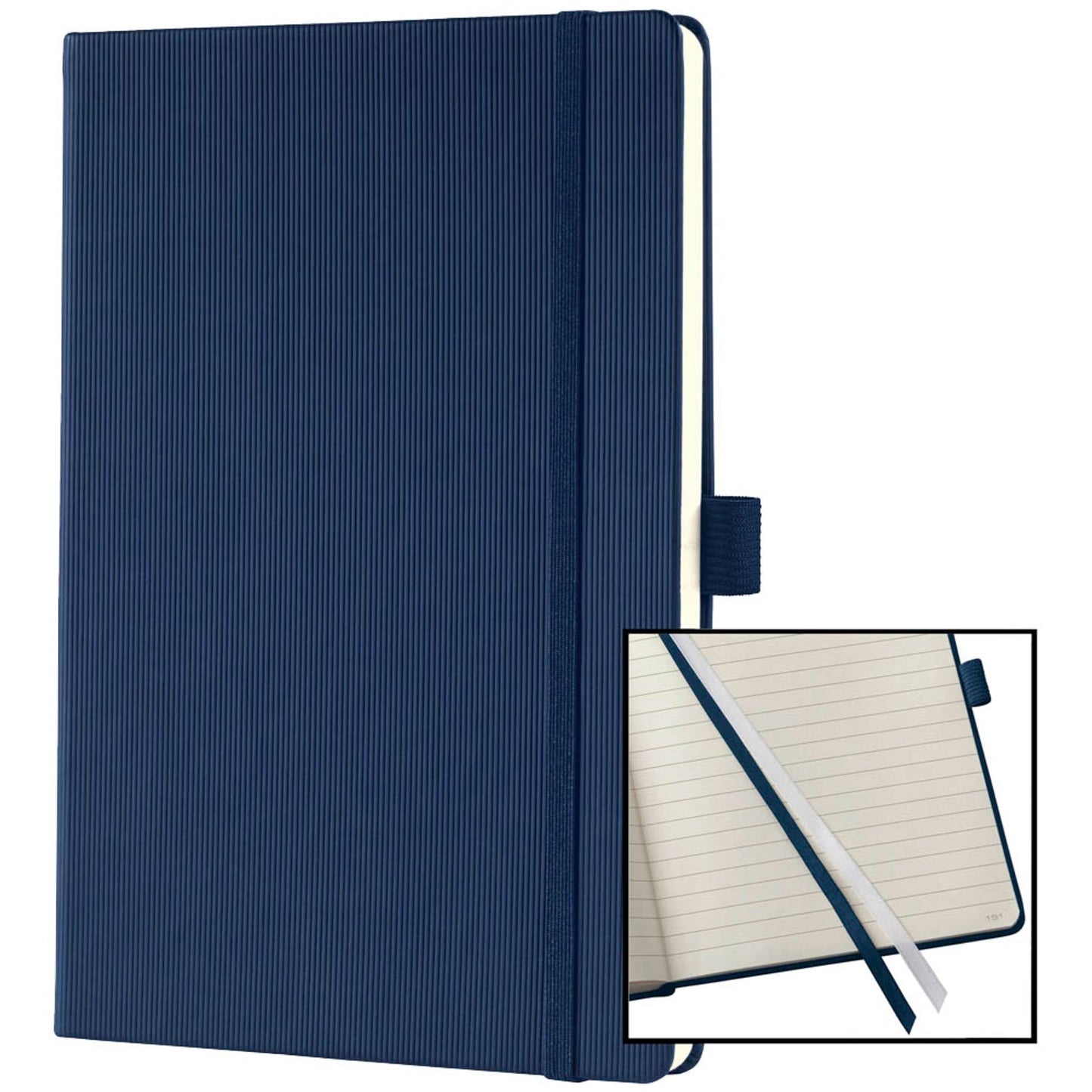 SIGEL Notizbuch Conceptum® ca. DIN A5 liniert, blau Hardcover 194 Seiten | CO657