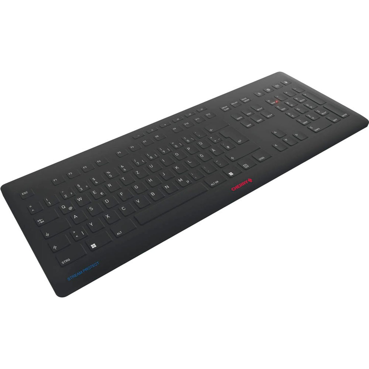 CHERRY STREAM PROTECT Tastatur kabellos schwarz | JK-8552DE-2