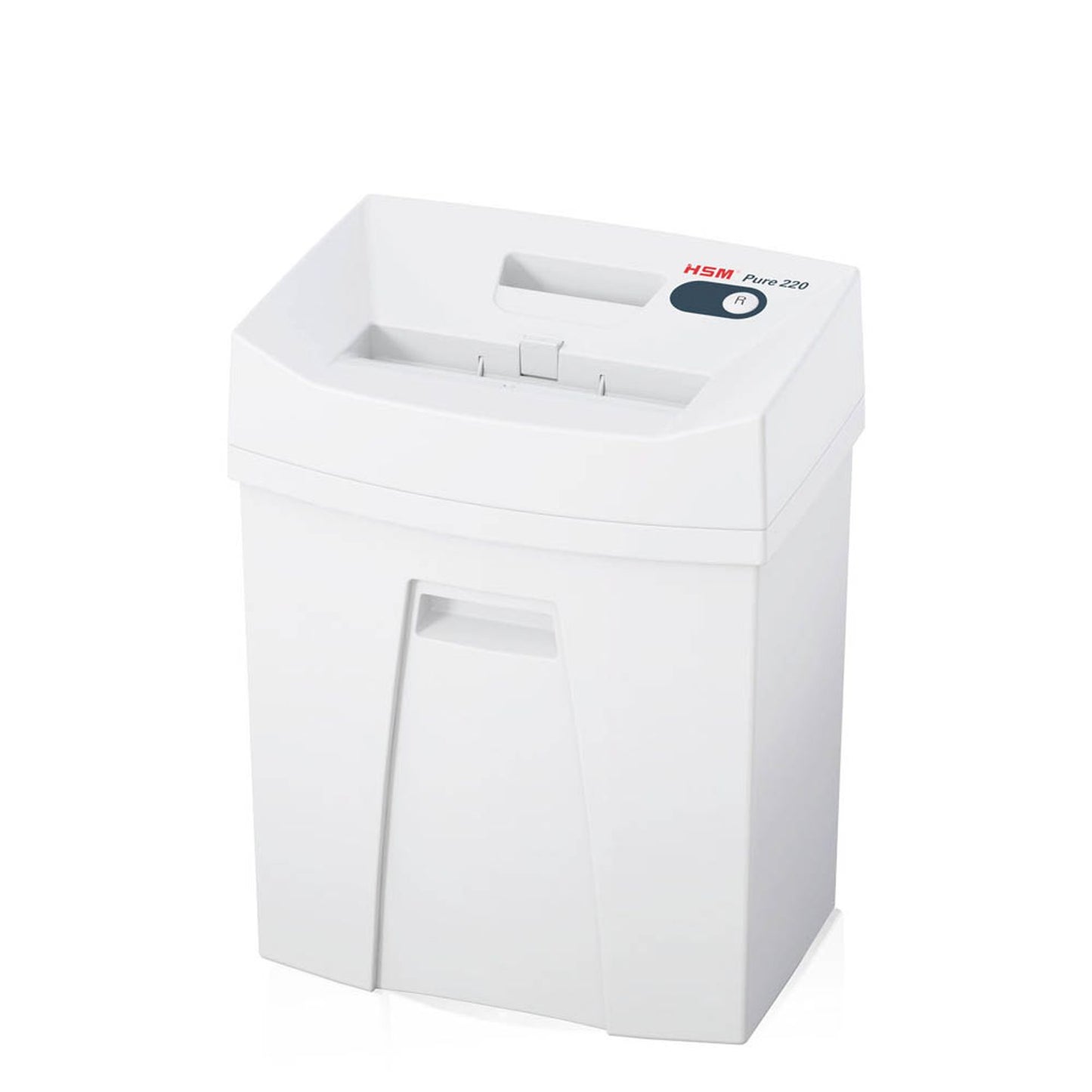 HSM Pure 220 Aktenvernichter mit Streifenschnitt P-2, 3,9 mm, bis , weiß | 2320111