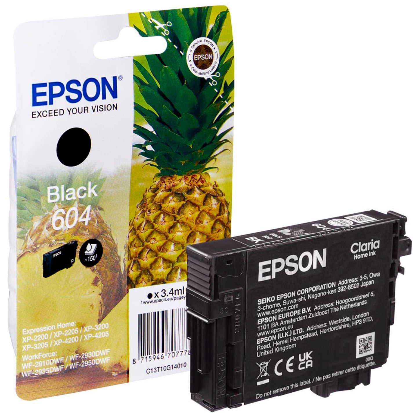 EPSON 604/T10G14 schwarz Druckerpatrone | C13T10G14010