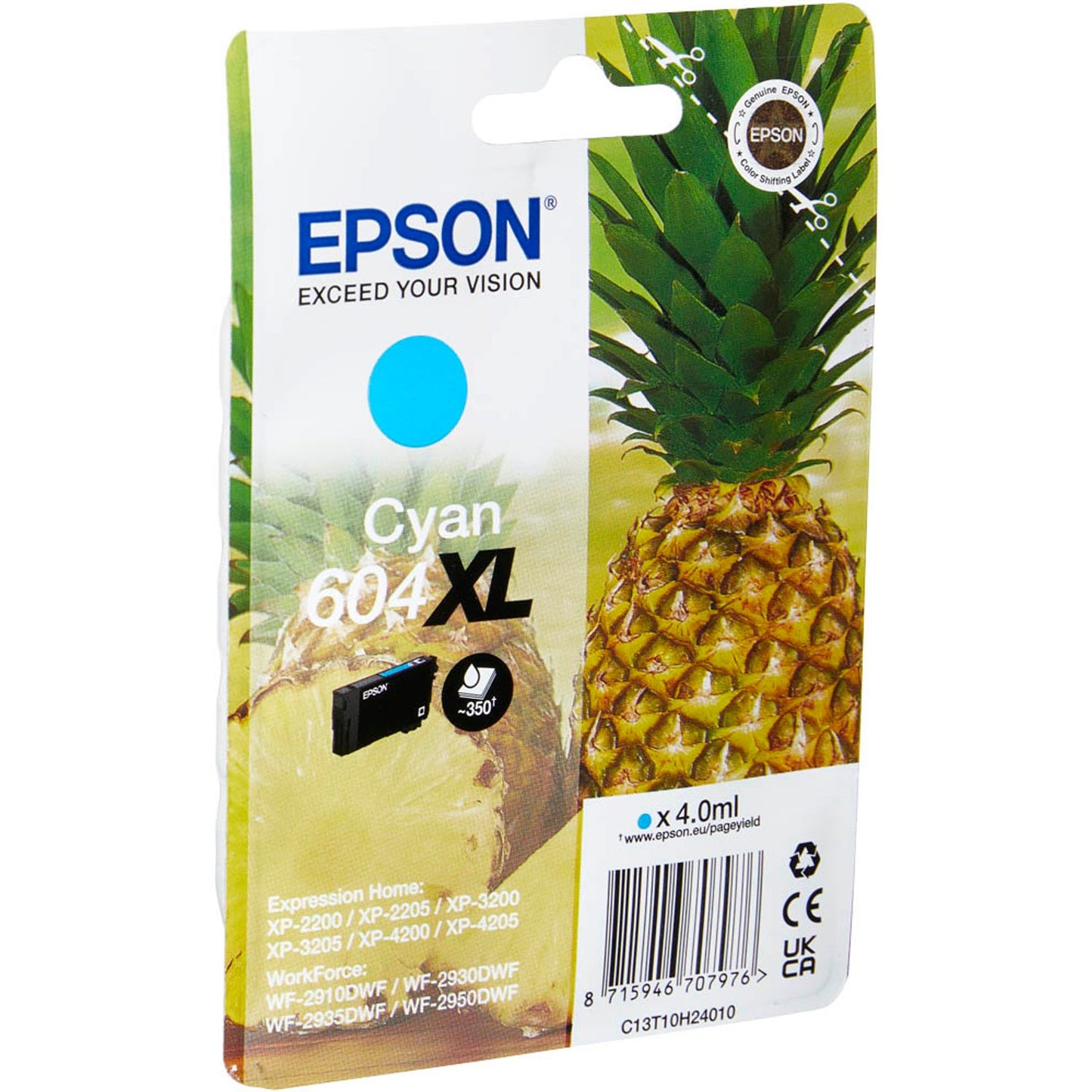 EPSON 604XL/T10H24 cyan Druckerpatrone | C13T10H24010