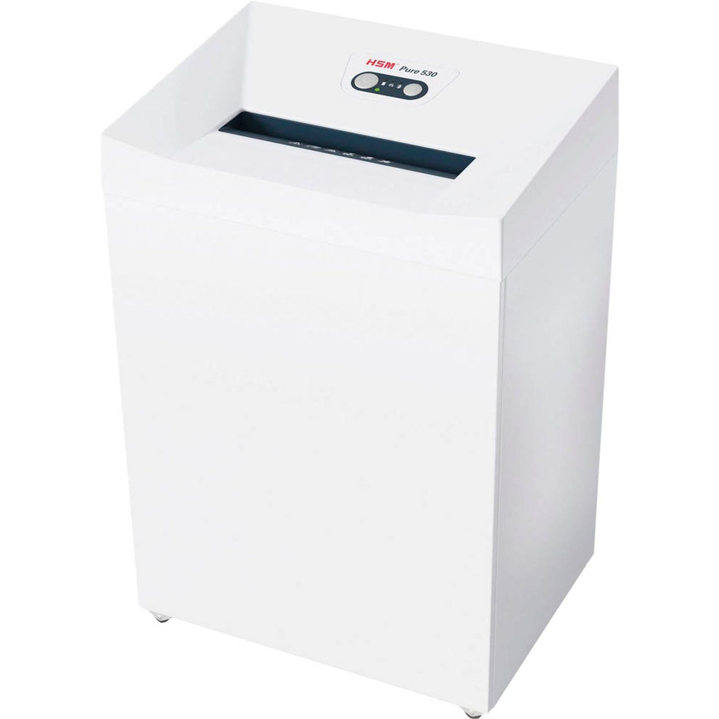HSM Pure 530 Aktenvernichter mit Streifenschnitt P-2, 5,8 mm, bis , weiß | 2351111