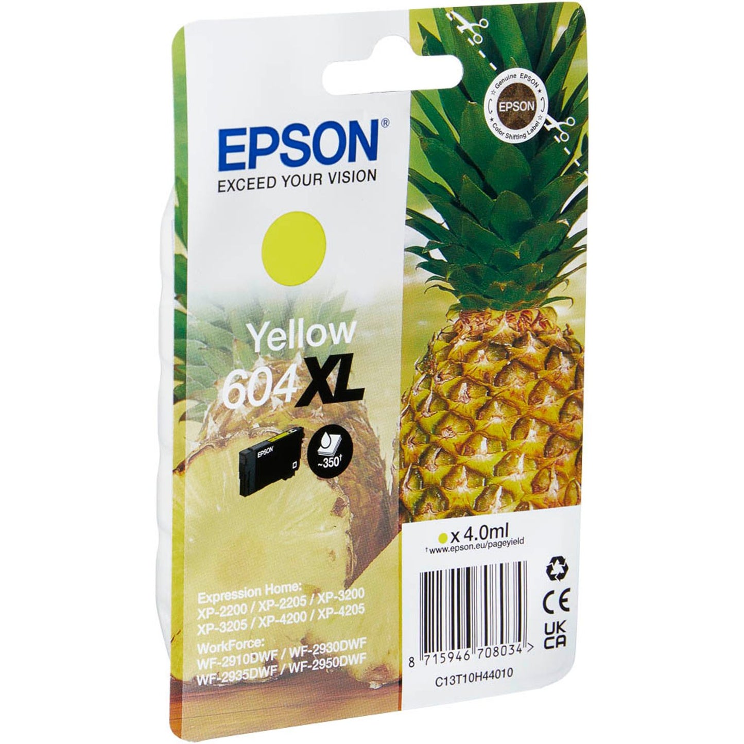 EPSON 604XL/T10H44 gelb Druckerpatrone | C13T10H44010